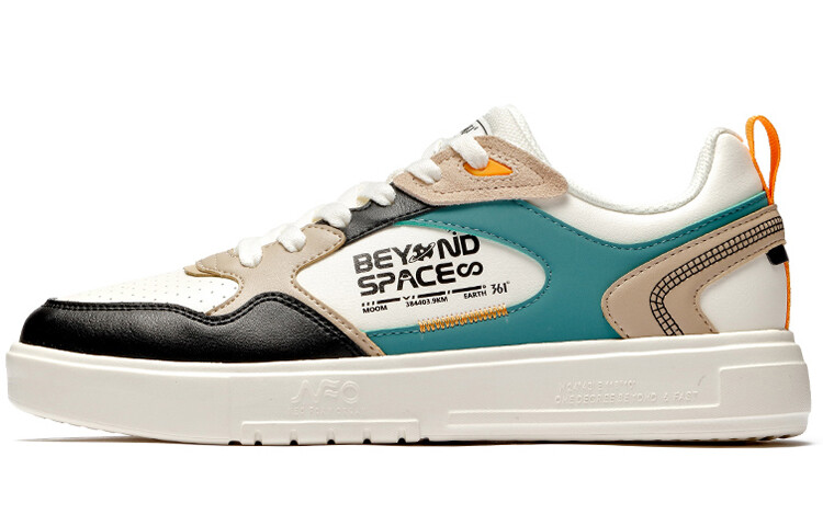 Кеды мужские, обувь для скейтбординга низкая белый/черный/зеленый 361°
Кеды мужские, обувь для скейтбординга низкая белый/черный/зеленый 361°