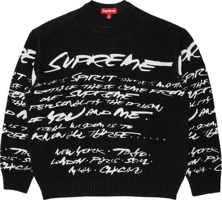 Свитер Supreme Futura 'Black', черный 
Свитер Supreme Futura 'Black', черный