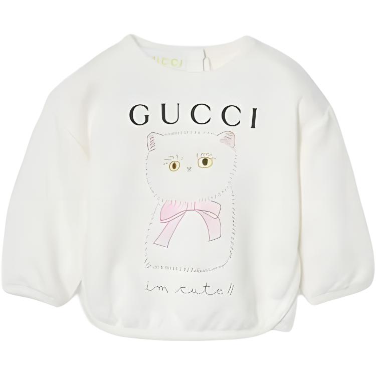 Свитшот FW24 для малышей GUCCI, белый
Свитшот FW24 для малышей GUCCI, белый