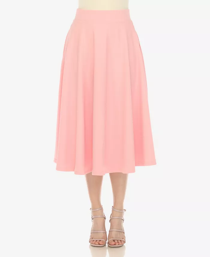 Женская расклешенная юбка с карманами White Mark, розовый
Женская расклешенная юбка с карманами White Mark, розовый