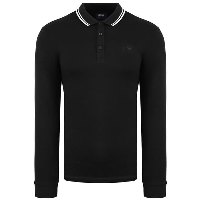 Мужская черная рубашка-поло Armani Jeans, черный
Мужская черная рубашка-поло Armani Jeans, черный