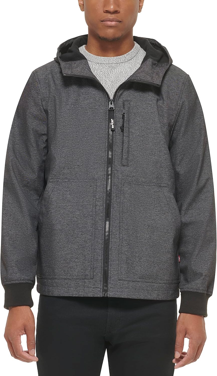 Мужская водонепроницаемая куртка-толстовка с капюшоном из мягкого материала Levi's для трейлраннинга, Graphite
Мужская водонепроницаемая куртка-толстовка с капюшоном из мягкого материала Levi's для трейлраннинга, Graphite