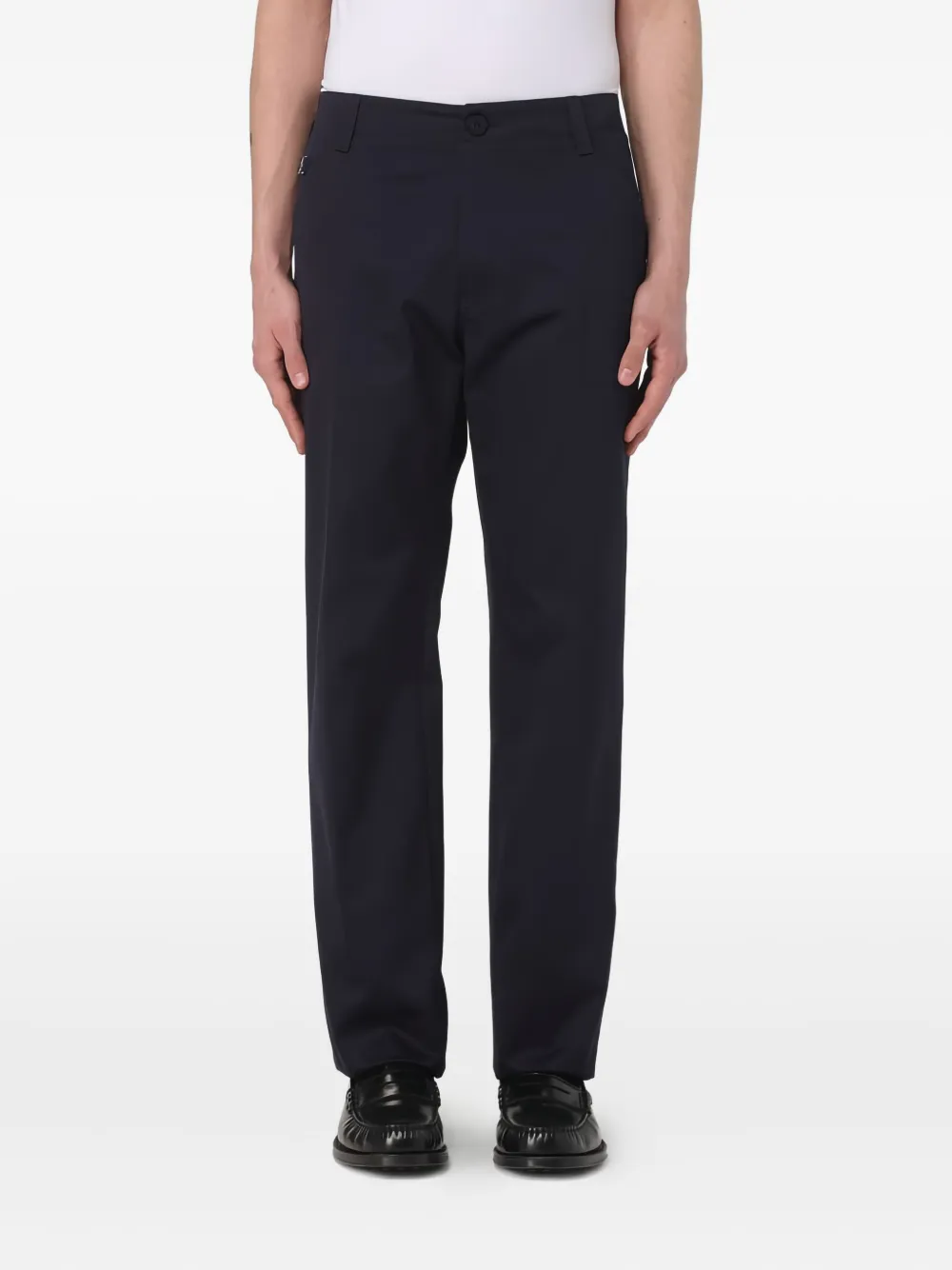 Брюки с аппликацией Медузы Versace, черный
Брюки с аппликацией Медузы Versace, черный