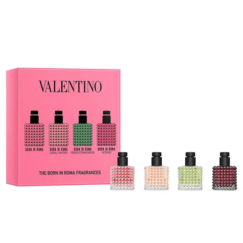 Мини-набор духов из четырёх ароматов Punk Sweetheart+Sunset Miss+Casual Miss+Adventure Miss Eau De Parfum 6мл*4 Valentino, Four-Piece Set
Мини-набор духов из четырёх ароматов Punk Sweetheart+Sunset Miss+Casual Miss+Adventure Miss Eau De Parfum 6мл*4 Valentino, Four-Piece Set