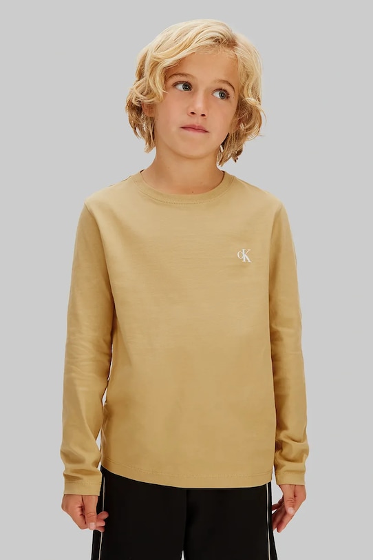 Детская хлопковая кофта с длинным рукавом, упаковка 2 шт. Calvin Klein Jeans, бежевый
Детская хлопковая кофта с длинным рукавом, упаковка 2 шт. Calvin Klein Jeans, бежевый
