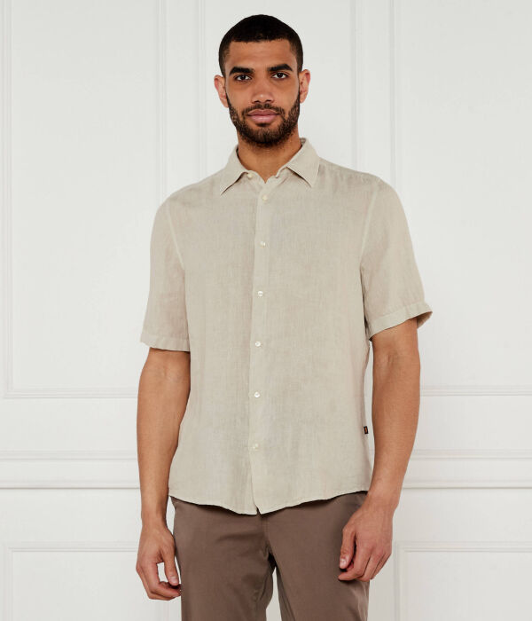 Льняная рубашка rash_2_m Regular fit Boss Orange, желтый
Льняная рубашка rash_2_m Regular fit Boss Orange, желтый