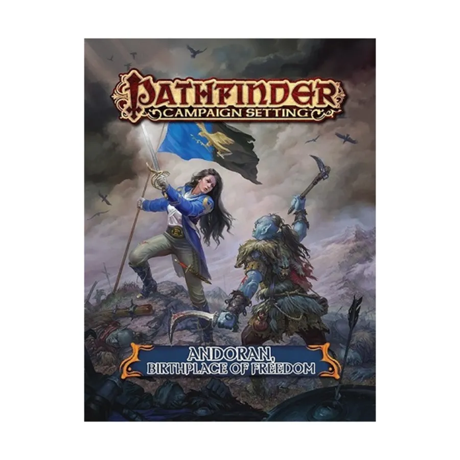 Andoran - Birthplace of Freedom, Pathfinder Roleplaying Game (1st Edition) - Campaign Setting - World Books, мягкая обложка
Andoran - Birthplace of Freedom, Pathfinder Roleplaying Game (1st Edition) - Campaign Setting - World Books, мягкая обложка