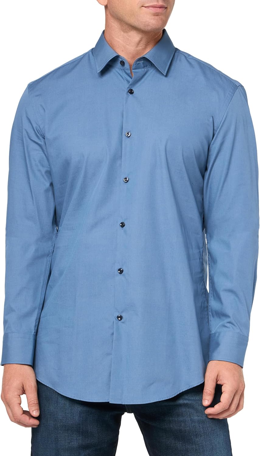 HUGO Мужская рубашка Kenno на пуговицах, Blue Explorer
HUGO Мужская рубашка Kenno на пуговицах, Blue Explorer