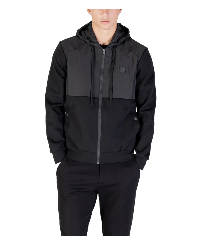 Худи из контрастной технологичной ткани Antony Morato, черный
Худи из контрастной технологичной ткани Antony Morato, черный