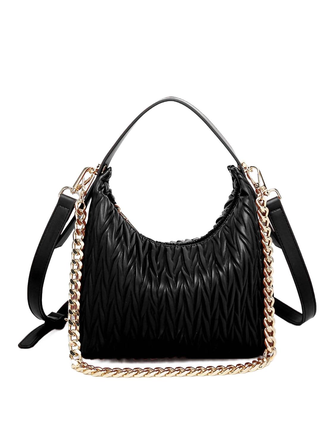 Сумка через плечо Brenna с матлассе в черном цвете Jen & Co.
Сумка через плечо Brenna с матлассе в черном цвете Jen & Co.