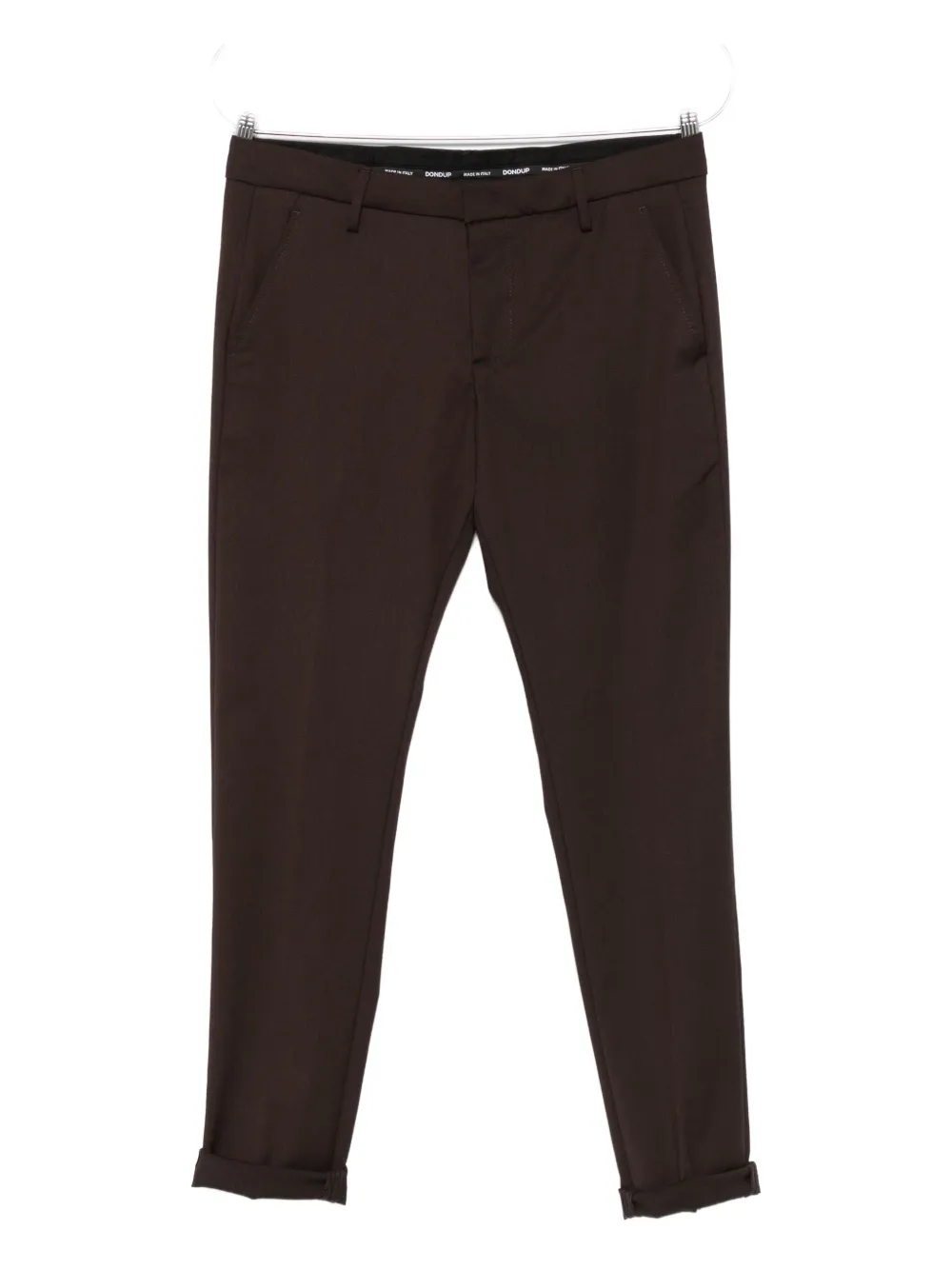 Шерстяные брюки с манжетами DONDUP, коричневый
Шерстяные брюки с манжетами DONDUP, коричневый