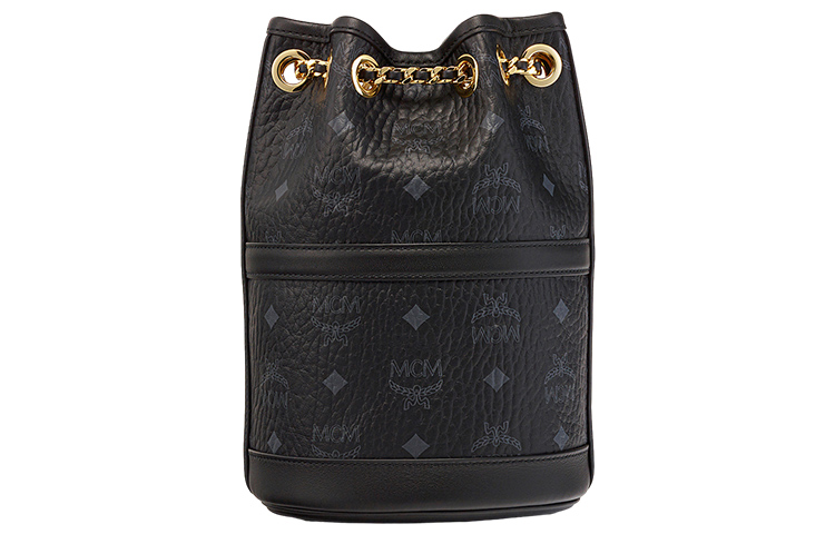 Мини-рюкзак-ведро женский черный MCM с отделкой из телячьей кожи
Мини-рюкзак-ведро женский черный MCM с отделкой из телячьей кожи