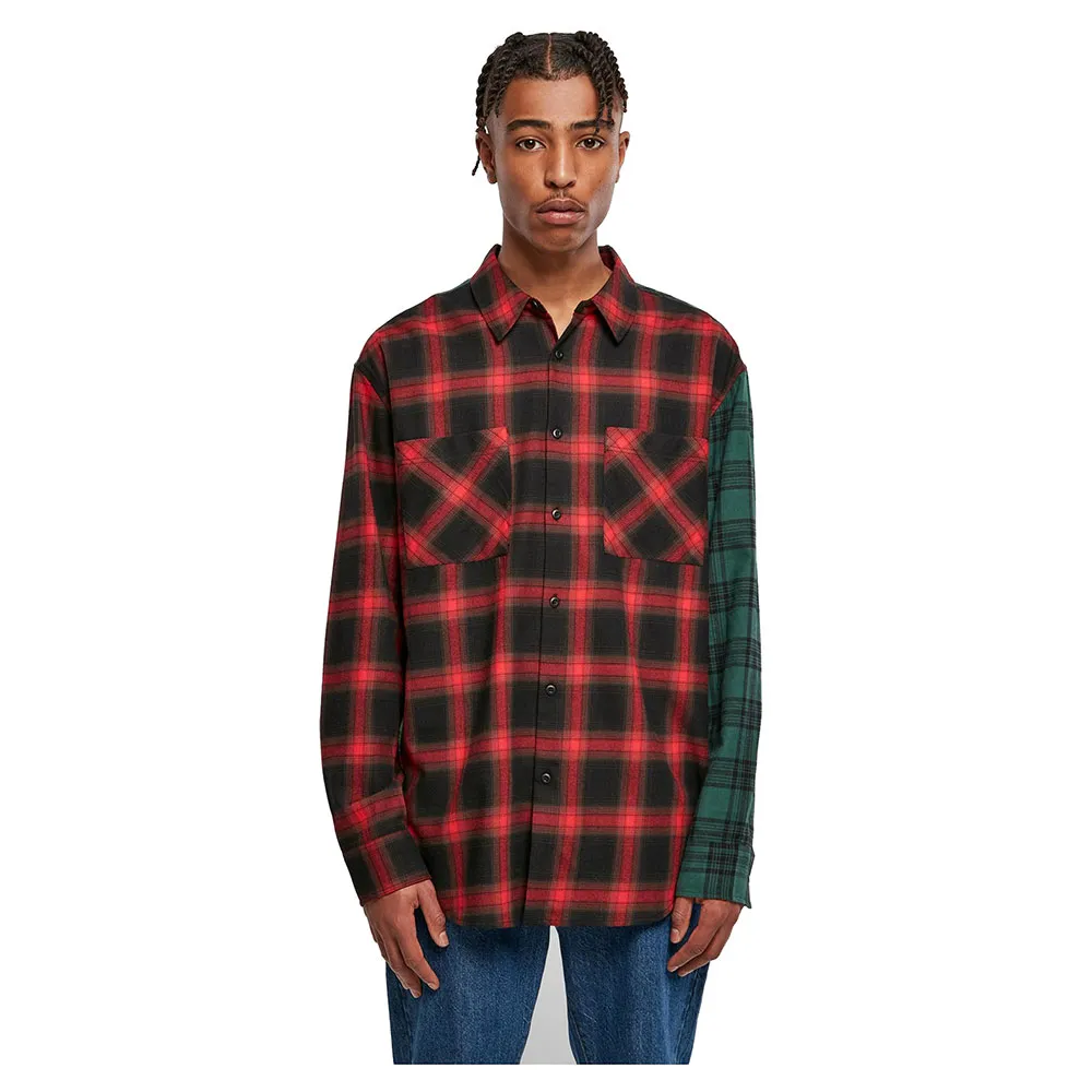 Рубашка Urban Classics Oversized Mix Check, красный
Рубашка Urban Classics Oversized Mix Check, красный