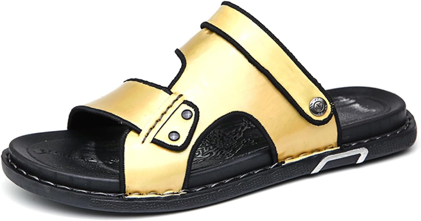 Мужские шлепанцы с регулируемым ремешком, кожаные шлепанцы на лето с черно-белым геометрическим узором, мягкая удобная стелька, пляжные шлепанцы Dacnakby
Мужские шлепанцы с регулируемым ремешком, кожаные шлепанцы на лето с черно-белым геометрическим узором, мягкая удобная стелька, пляжные шлепанцы Dacnakby