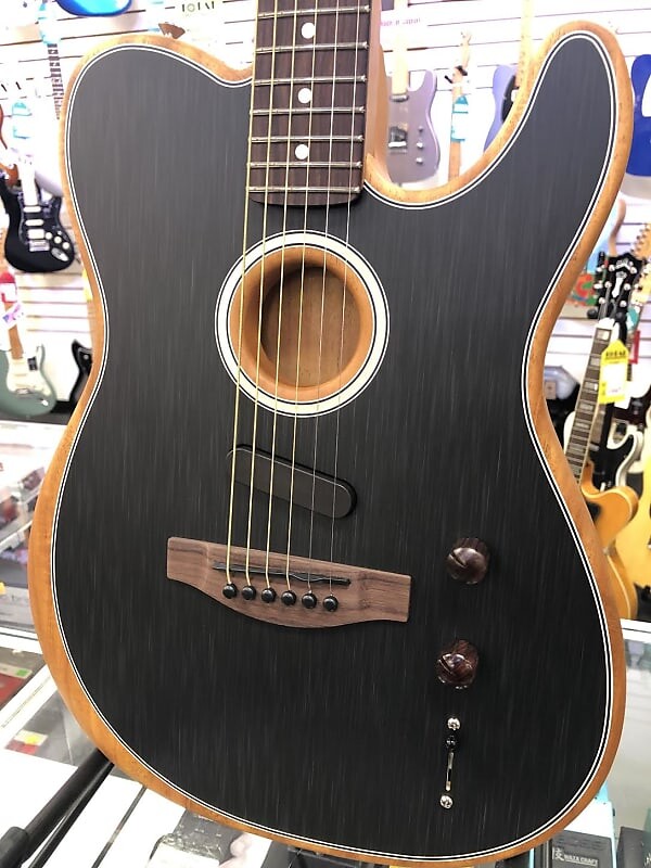 Акустическая гитара Fender Acoustasonic Player Telecaster, Rosewood Fingerboard, Brushed Black
Акустическая гитара Fender Acoustasonic Player Telecaster, Rosewood Fingerboard, Brushed Black