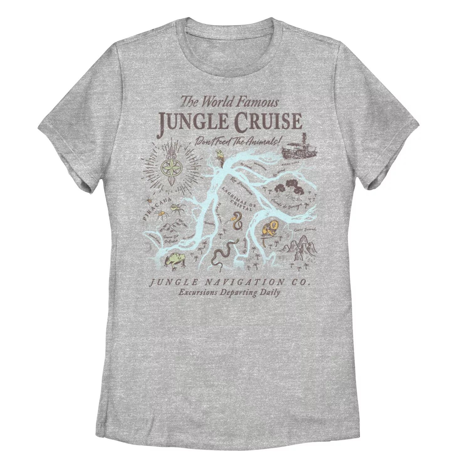 Детская футболка Disney's Jungle Cruise с рисунком «Карта джунглей» Licensed Character
Детская футболка Disney's Jungle Cruise с рисунком «Карта джунглей» Licensed Character