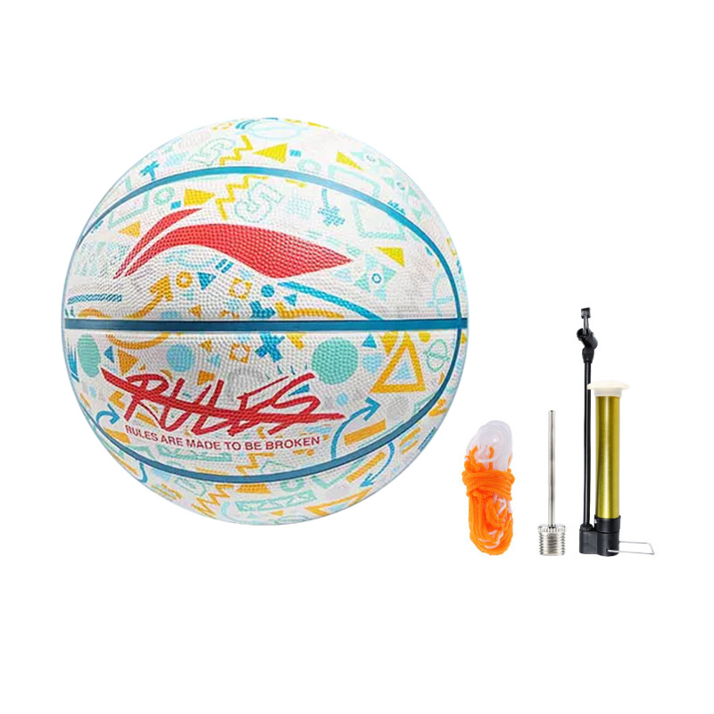 LINING Резиновый баскетбольный мяч ecru размер 7 тренировочный unisex
LINING Резиновый баскетбольный мяч ecru размер 7 тренировочный unisex