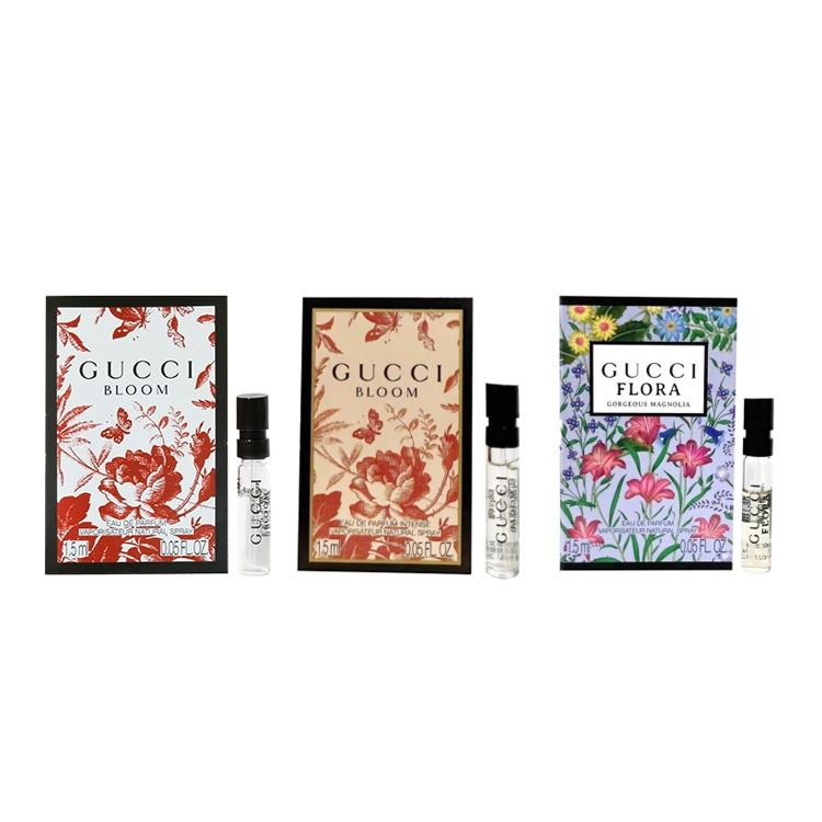 Набор пробников духов Flora Glow для женщин, три флакона по 1,5 мл GUCCI
Набор пробников духов Flora Glow для женщин, три флакона по 1,5 мл GUCCI