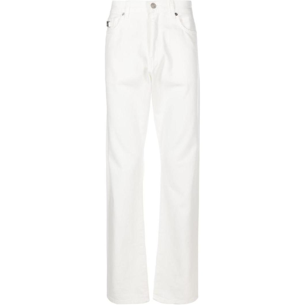 Прямые джинсы с логотипом VERSACE, белые
Прямые джинсы с логотипом VERSACE, белые