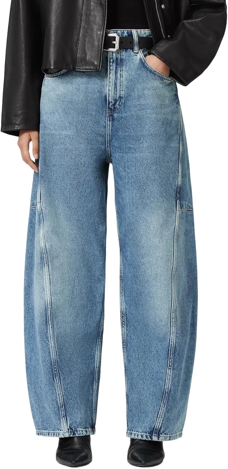 AllSaints Women's Carter Barrel Jean
AllSaints Women's Carter Barrel Jean