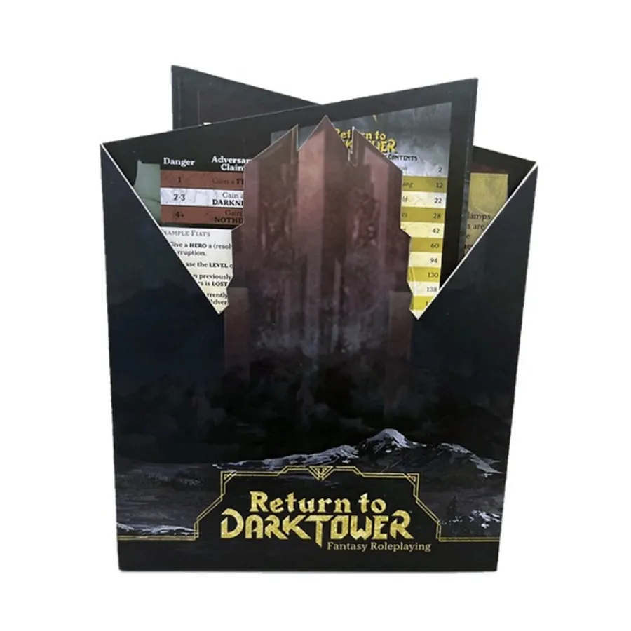 Return to Dark Tower RPG - Adversary Screen, Return to Dark Tower RPG (9th Level Games), твердый переплет
Return to Dark Tower RPG - Adversary Screen, Return to Dark Tower RPG (9th Level Games), твердый переплет