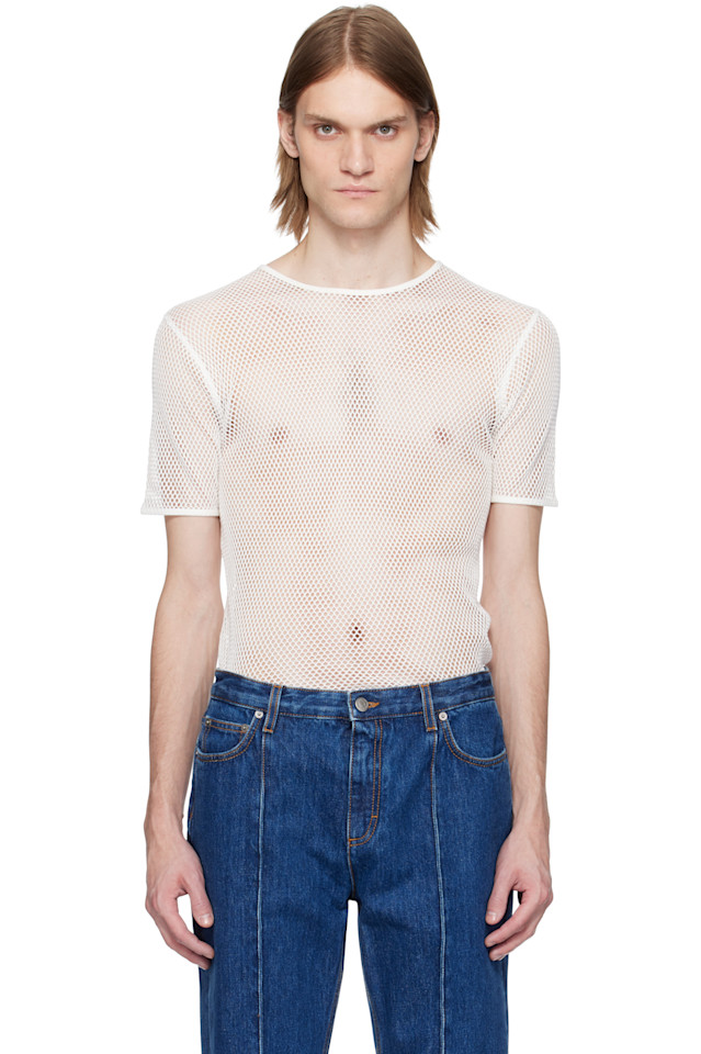 Футболка в сеточку Bally, белый
Футболка в сеточку Bally, белый