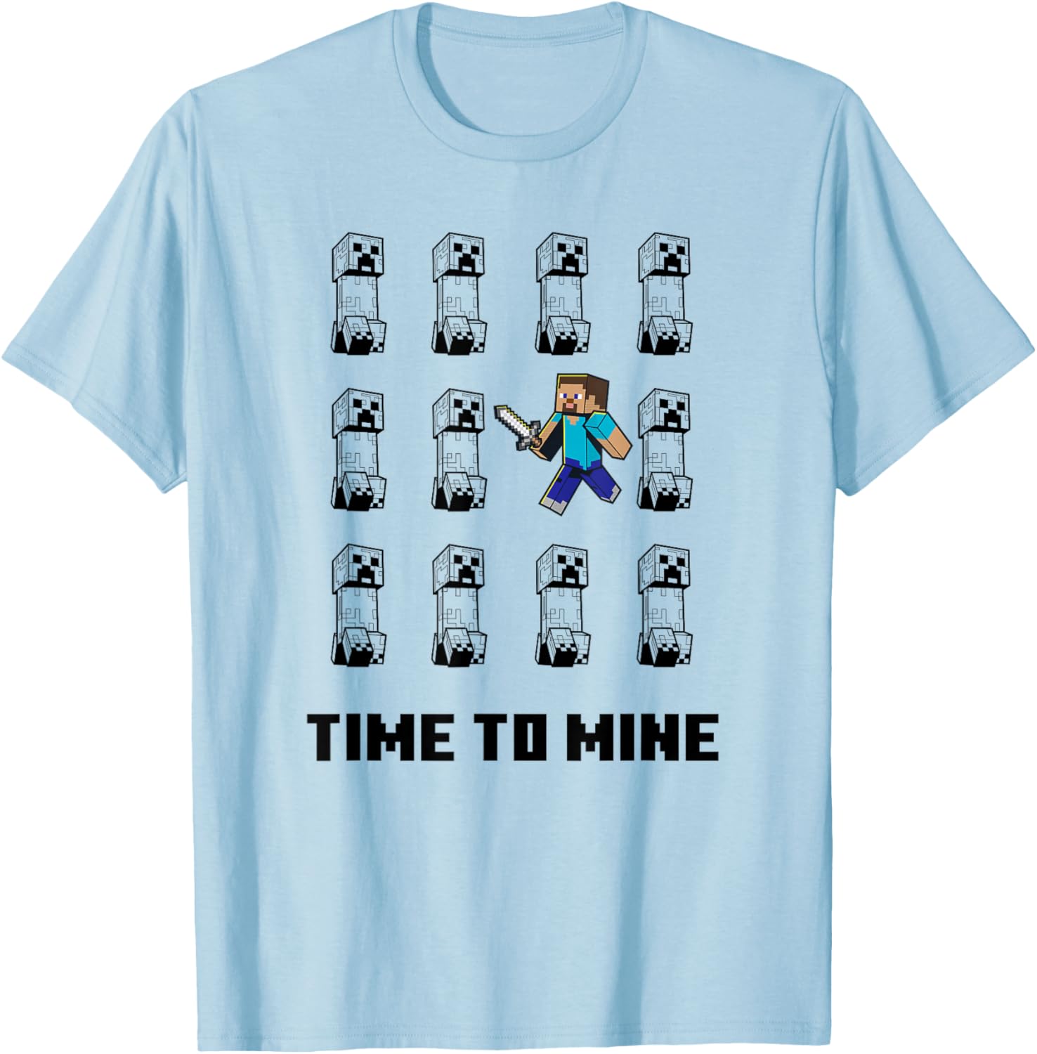 Футболка Minecraft Steve & Creeper Time To Mine, синяя, размер S
Футболка Minecraft Steve & Creeper Time To Mine, синяя, размер S