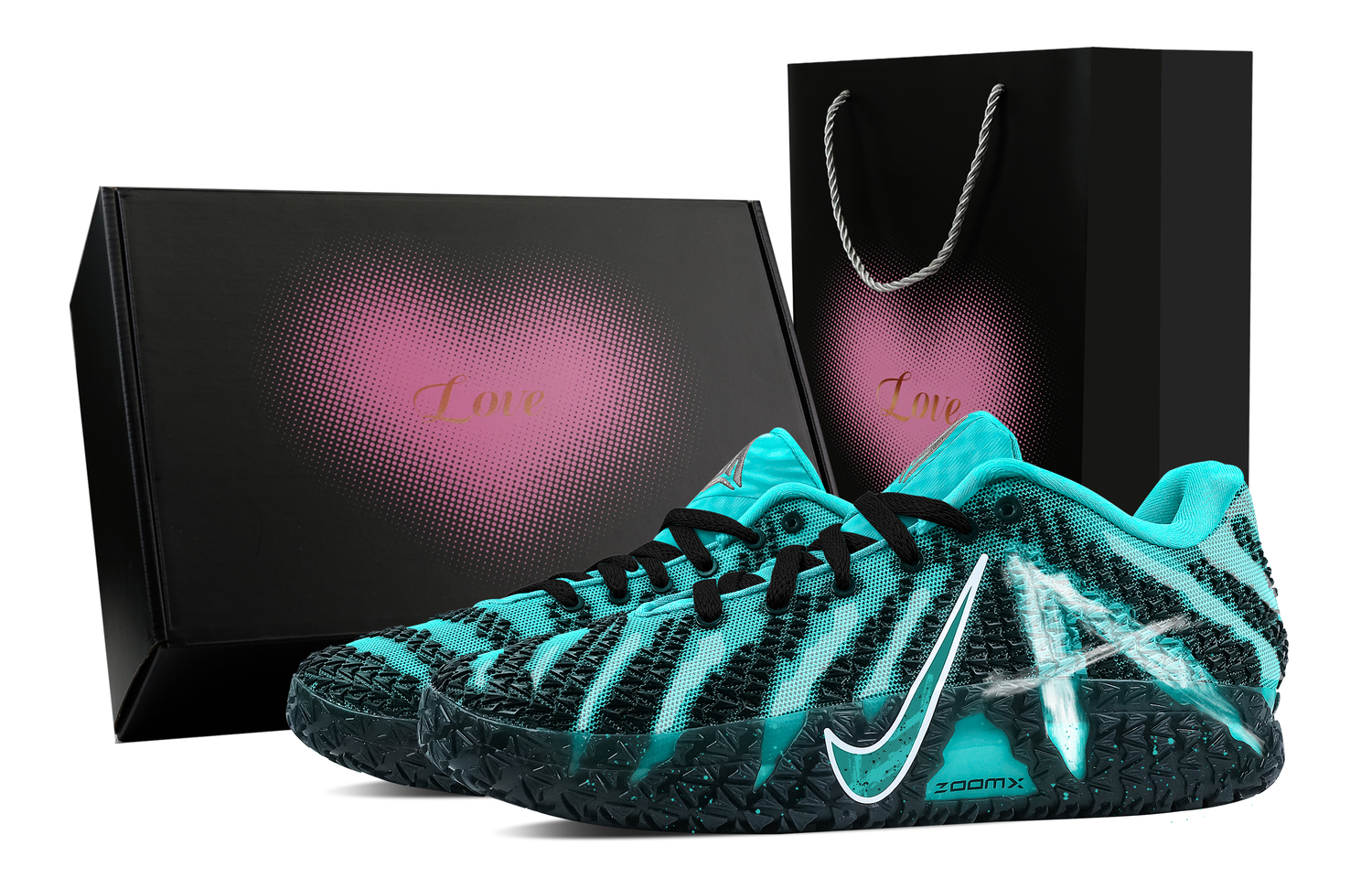 Nike Кроссовки баскетбольные мужские Ja Morant 3 Neon Passenger, Heart Box Rebound Grip Low top бело-зеленые
Nike Кроссовки баскетбольные мужские Ja Morant 3 Neon Passenger, Heart Box Rebound Grip Low top бело-зеленые