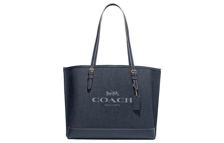 COACH Сумка-шоппер из денима с кожаными вставками
COACH Сумка-шоппер из денима с кожаными вставками