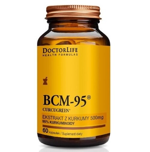 Doctor Life, Bcm-95 куркузеленый экстракт куркумы 500 мг Добавка 60 капсул 
Doctor Life, Bcm-95 куркузеленый экстракт куркумы 500 мг Добавка 60 капсул