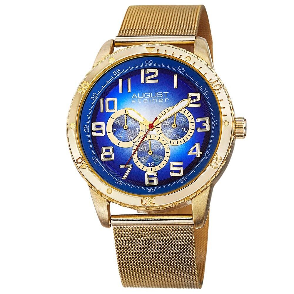 AS8115 Повседневные часы в круглом корпусе August Steiner, синий
AS8115 Повседневные часы в круглом корпусе August Steiner, синий