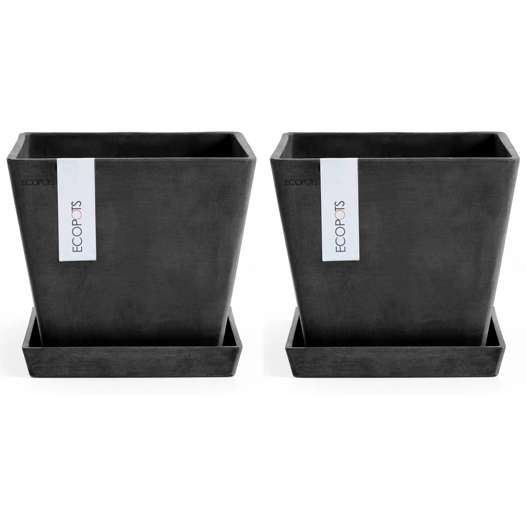 Цветочный горшок ECOPOTS «Rotterdam», (набор, 2 шт.), с подходящими блюдцами, темно-серый
Цветочный горшок ECOPOTS «Rotterdam», (набор, 2 шт.), с подходящими блюдцами, темно-серый