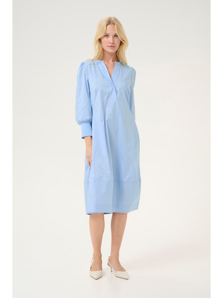 CULTURE Женское платье CUantoinett в цвете «Вечно синий»
CULTURE Женское платье CUantoinett в цвете «Вечно синий»