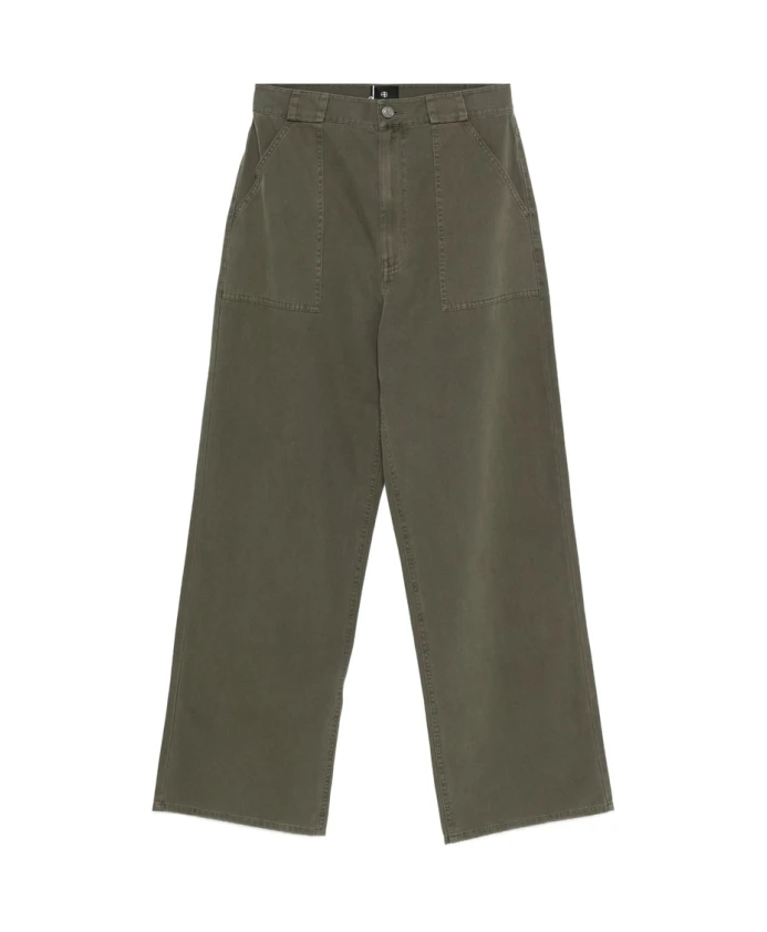 Оливково-Зеленые брюки с высокой талией Anine Bing, зеленый
Оливково-Зеленые брюки с высокой талией Anine Bing, зеленый