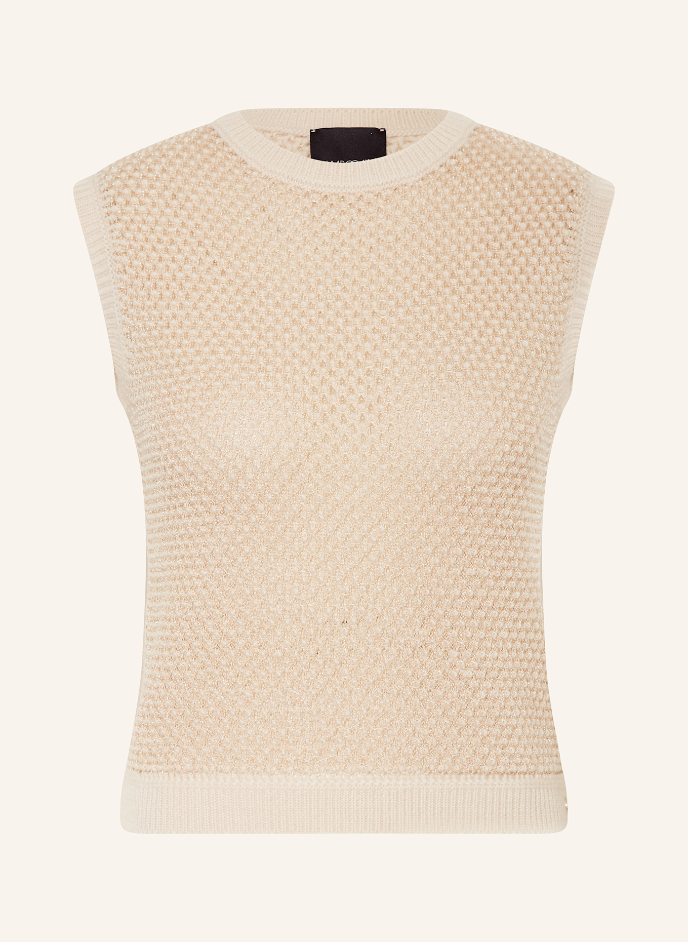 Свитер с блестящей пряжей Marc Cain, золотой
Свитер с блестящей пряжей Marc Cain, золотой