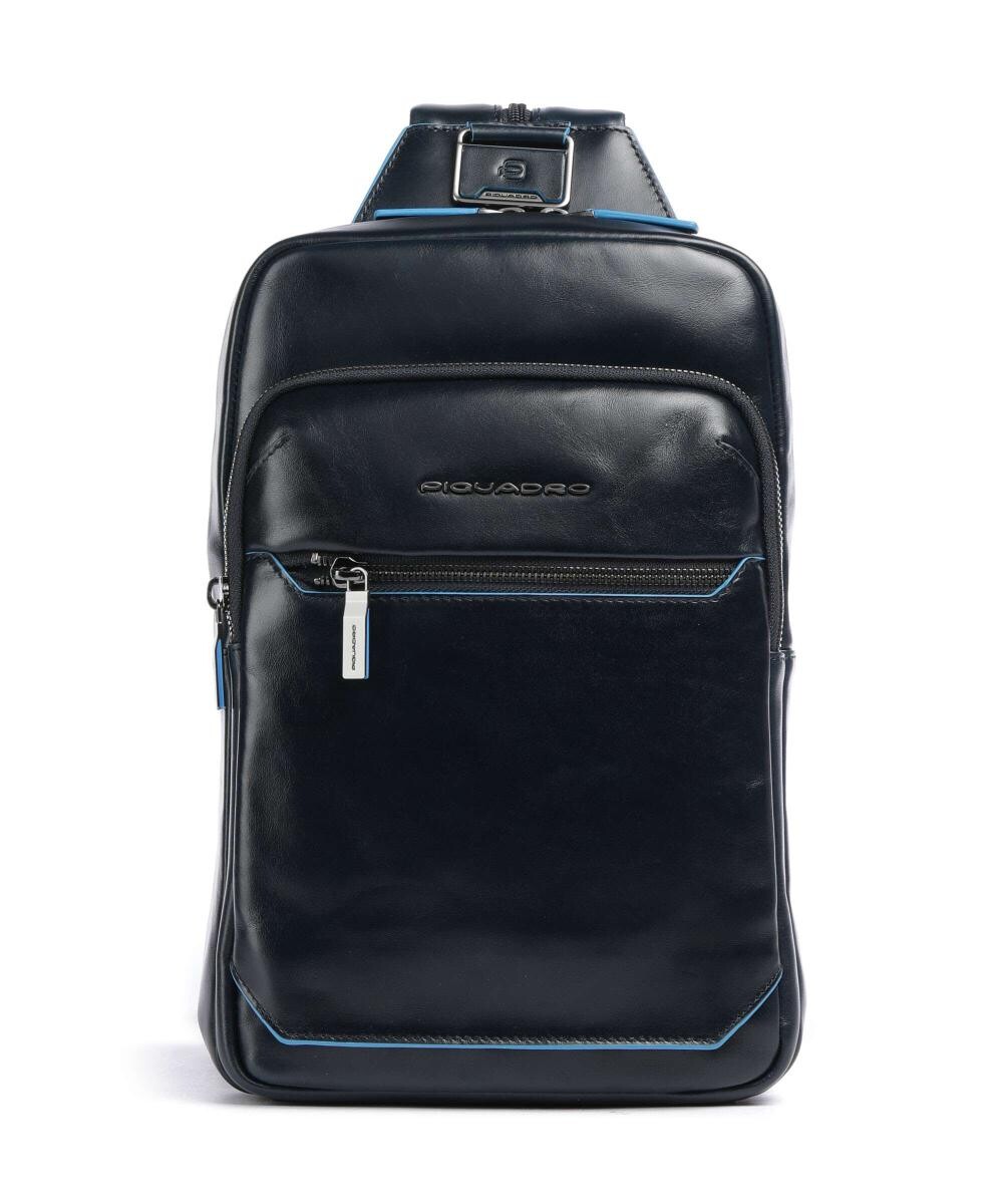 Синяя квадратная сумка-слинг из мелкозернистой яловой кожи. Piquadro, синий
Синяя квадратная сумка-слинг из мелкозернистой яловой кожи. Piquadro, синий