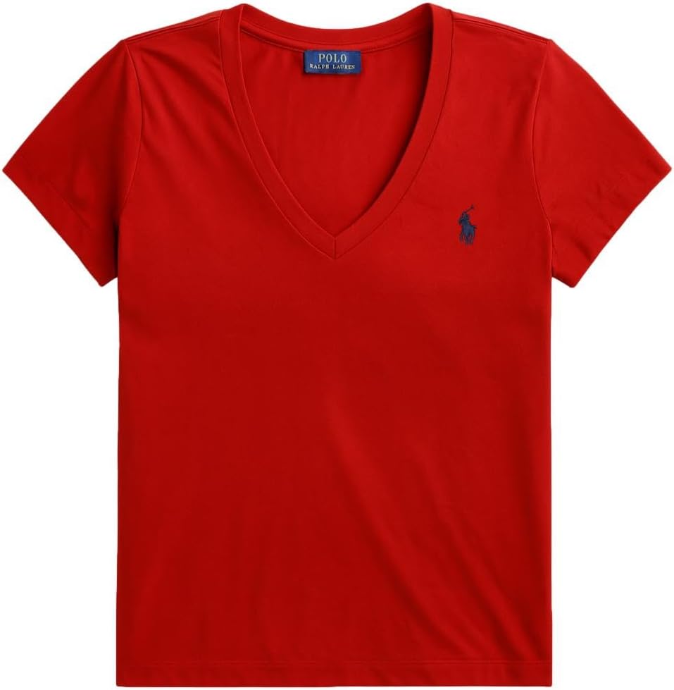Polo RL женская футболка с V-образным вырезом и пони POLO RALPH LAUREN, Polo Ralph Lauren Red
Polo RL женская футболка с V-образным вырезом и пони POLO RALPH LAUREN, Polo Ralph Lauren Red