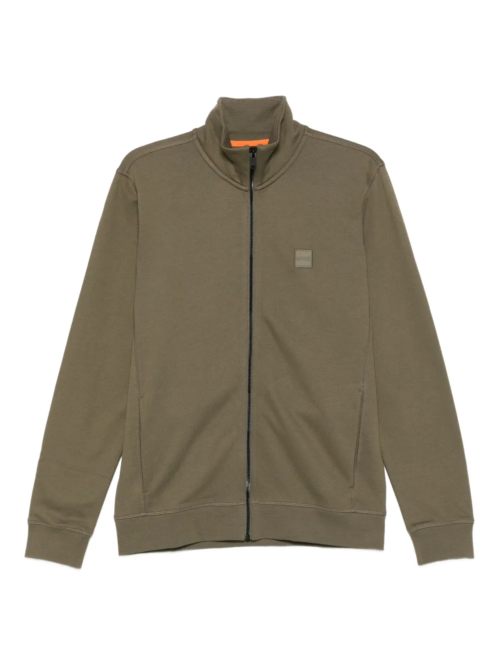 Толстовка с логотипом и застежкой-молнией на вороте BOSS, зеленый
Толстовка с логотипом и застежкой-молнией на вороте BOSS, зеленый