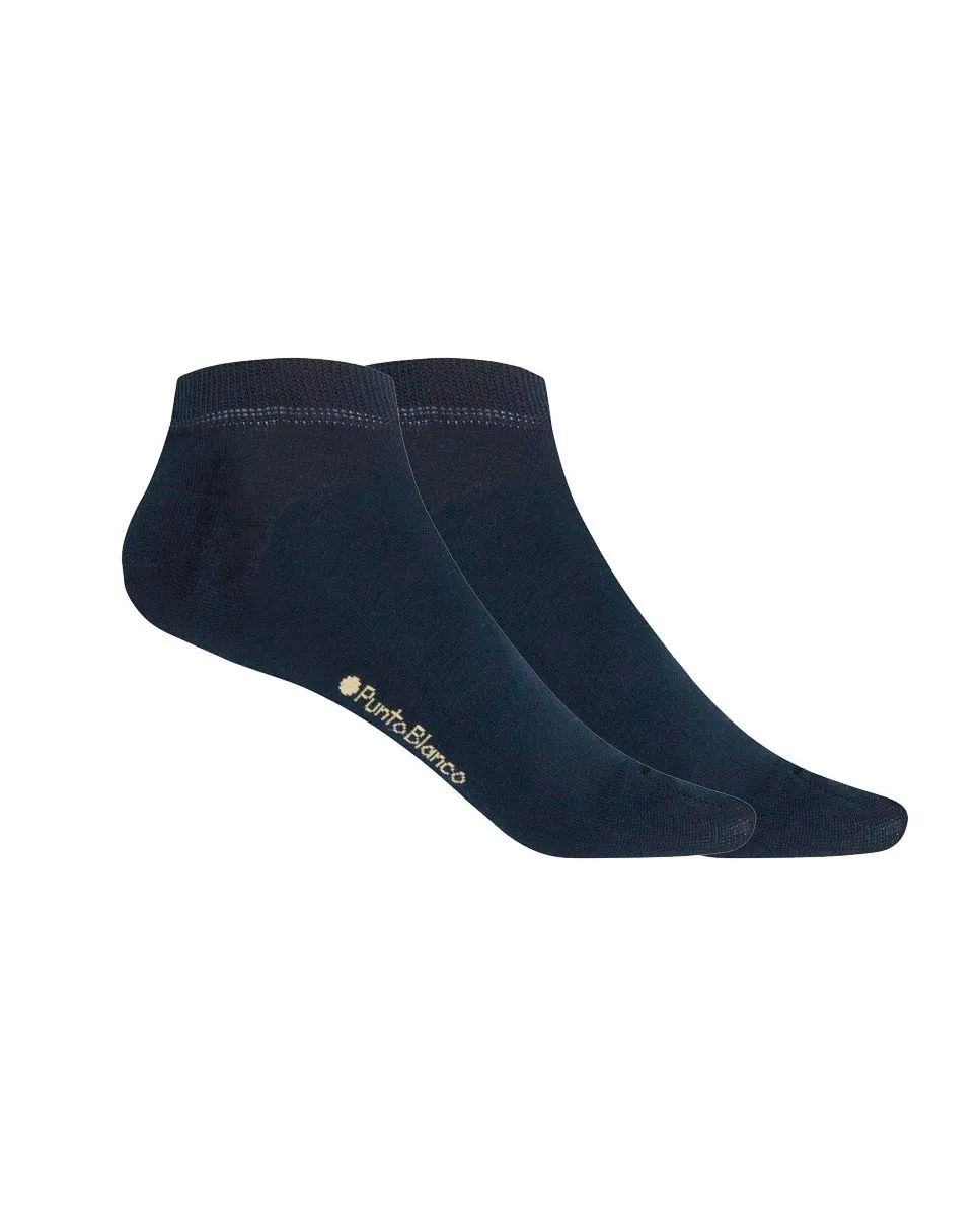 Набор из 2 пар женских носков из мерсеризованного хлопка однотонные Punto Blanco, темно-синий
Набор из 2 пар женских носков из мерсеризованного хлопка однотонные Punto Blanco, темно-синий