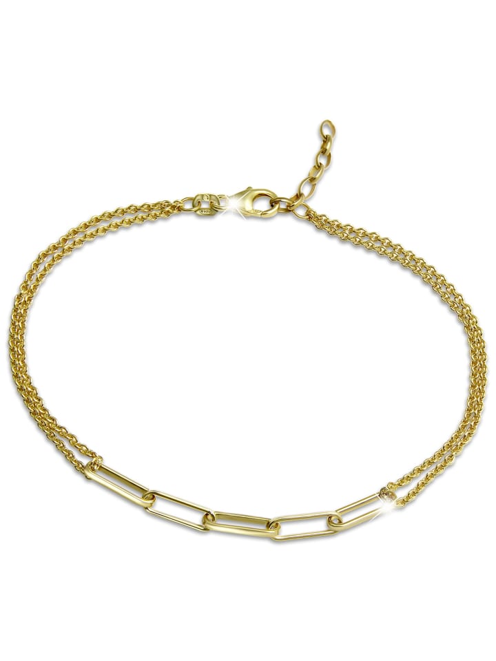 SilberDream Фантазийное колье/браслет, серебро 925 пробы, позолота (золото 333 пробы), ок. 19 см
SilberDream Фантазийное колье/браслет, серебро 925 пробы, позолота (золото 333 пробы), ок. 19 см