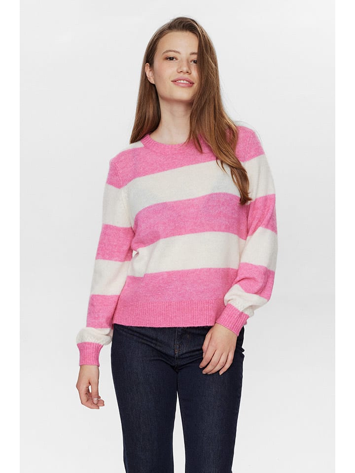 NÜMPH Свитер розово-белого цвета
NÜMPH Свитер розово-белого цвета