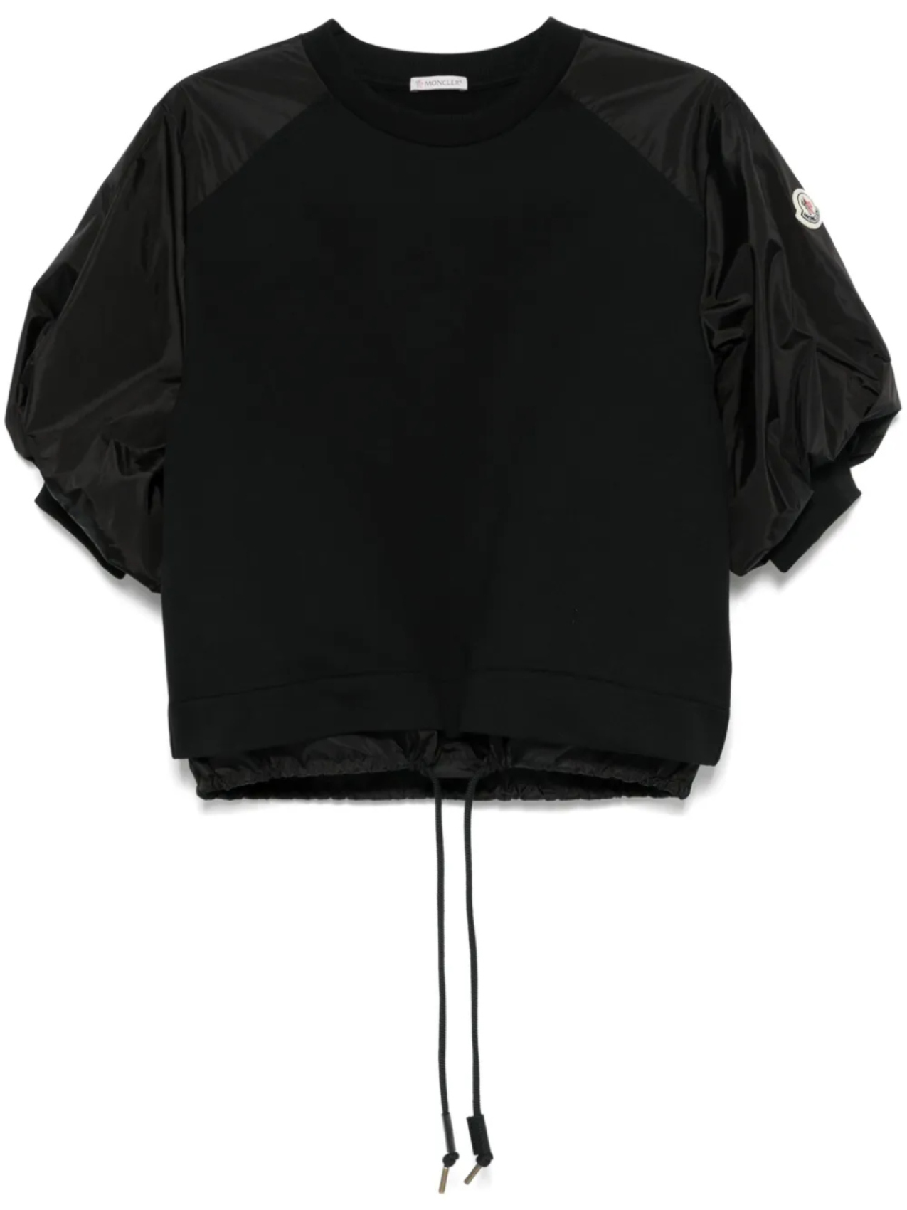 Футболка Moncler с контрастными рукавами, черный
Футболка Moncler с контрастными рукавами, черный