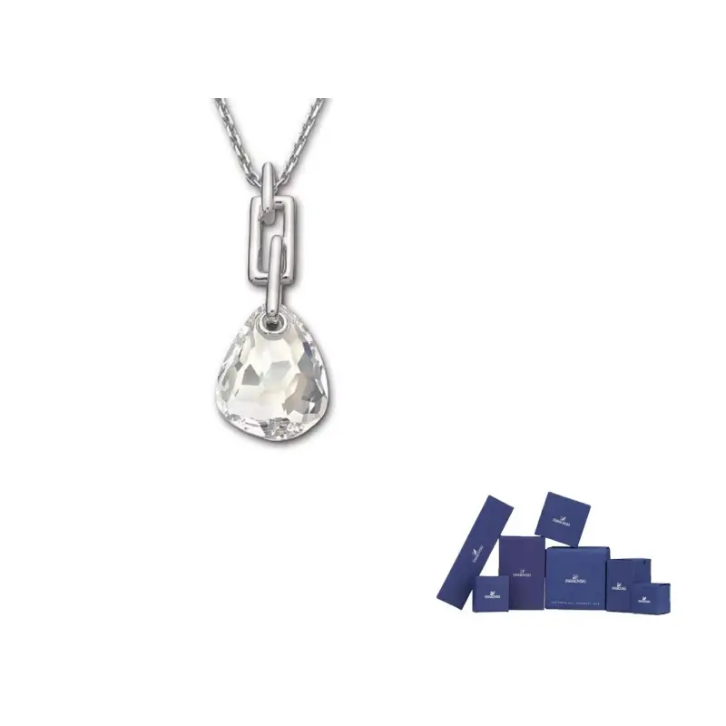 Swarovski Parallele Rhodium Plated, Crystal, Alloy, Silver Plated, Gold Plated Necklaces Unisex Silver
Swarovski Parallele Rhodium Plated, Crystal, Alloy, Silver Plated, Gold Plated Necklaces Unisex Silver