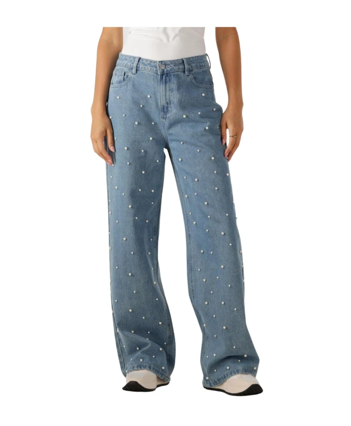 Широкие синие джинсы для стильных женщин Refined Department, синий
Широкие синие джинсы для стильных женщин Refined Department, синий