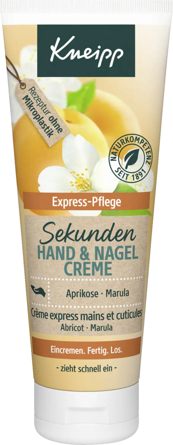 Крем для рук Kneipp Sekunden Hand & Nagel Creme
Крем для рук Kneipp Sekunden Hand & Nagel Creme