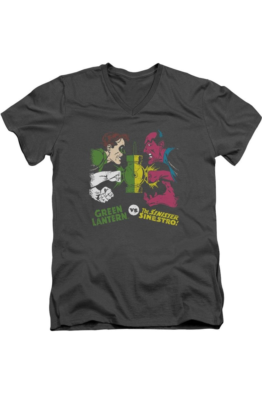 Футболка DC Comics Gl Vs Sinestro с коротким рукавом и V-образным вырезом для взрослых из хлопка премиум-класса Gildan, цвет charcoal
Футболка DC Comics Gl Vs Sinestro с коротким рукавом и V-образным вырезом для взрослых из хлопка премиум-класса Gildan, цвет charcoal