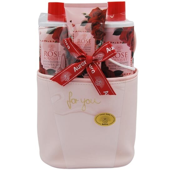 Аврора, Роза, подарочный набор уходовой косметики, 4 шт., Aurora
Аврора, Роза, подарочный набор уходовой косметики, 4 шт., Aurora