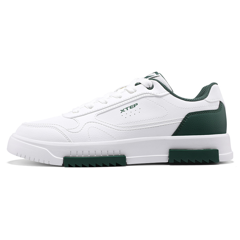 XTEP Нескользящие, износостойкие, легкие, низкие кроссовки для скейтбординга, мужские, белые, зеленые
XTEP Нескользящие, износостойкие, легкие, низкие кроссовки для скейтбординга, мужские, белые, зеленые