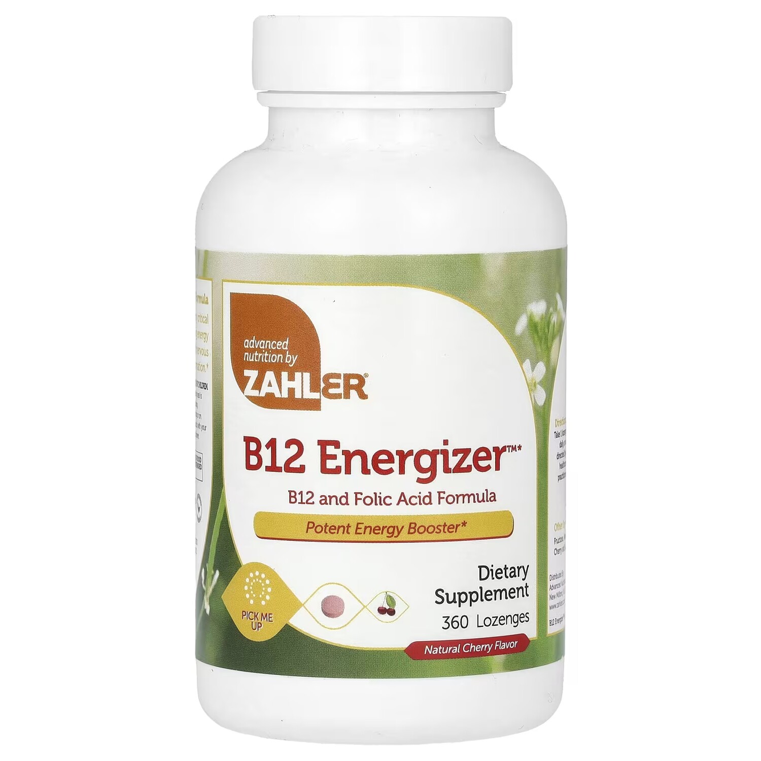 Добавка Zahler B12 Energizer B12 и формула фолиевой кислоты с натуральной вишней, 360 пастилок
Добавка Zahler B12 Energizer B12 и формула фолиевой кислоты с натуральной вишней, 360 пастилок