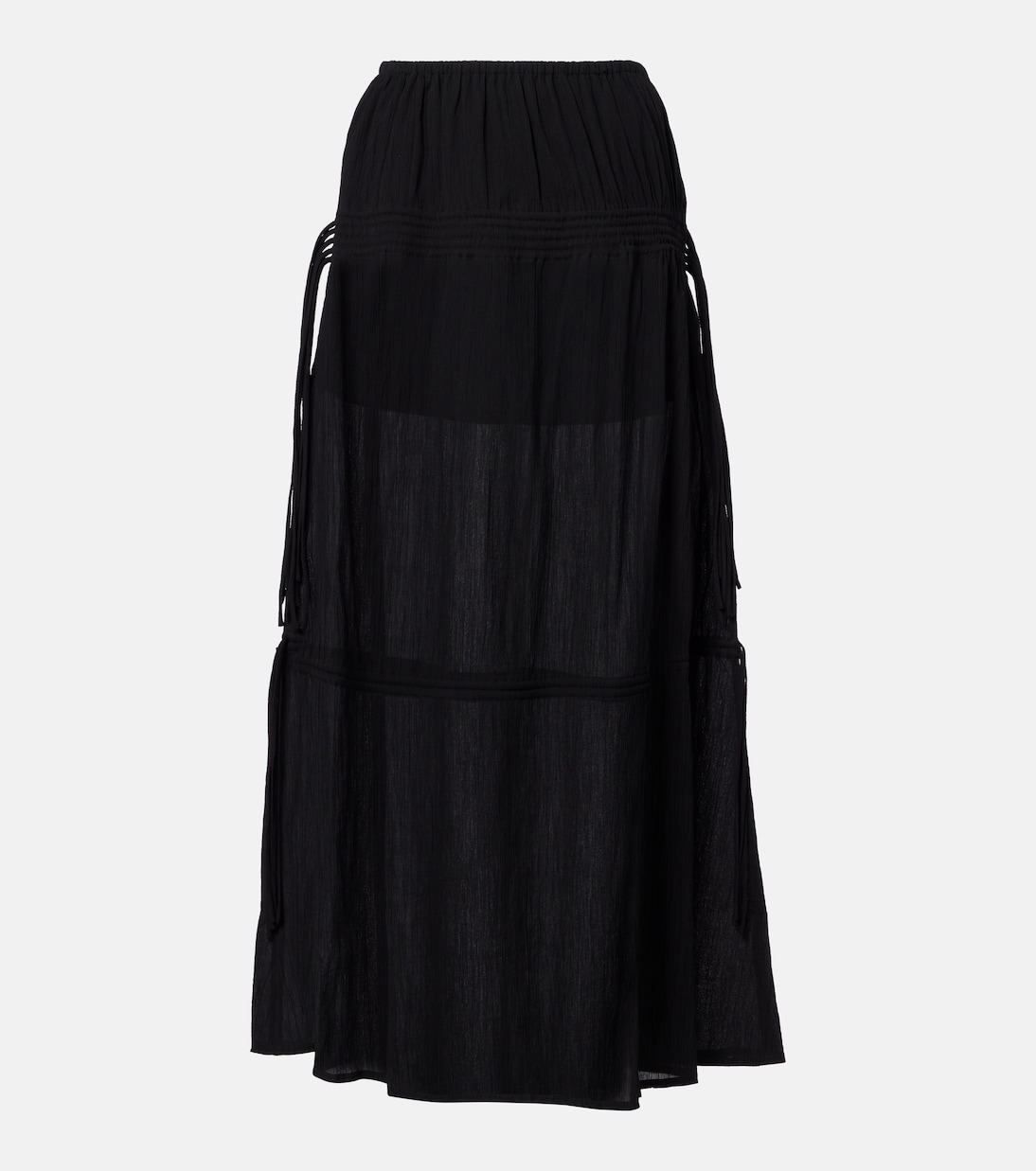 Хлопковая макси-юбка Toteme, черный
Хлопковая макси-юбка Toteme, черный